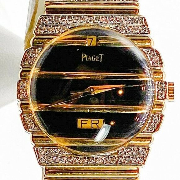 Piaget 7ct Diamond President Men Watch - Picture 1 of 11